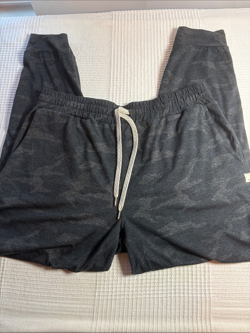 Vuori Charcoal Camo Joggers with Drawstring